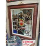 Ind Coope's in Bottle framed advertising mirror {52 cm H x 62 cm W}.