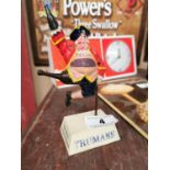 Trumans Ale advertising figure {18 cm H x 8 cm W x 5 cm D}.