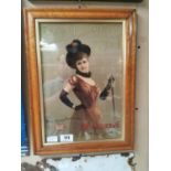 Smoke Paragon Mixture Gallagher & Co. cigarettes framed advertising show card {51 cm H x 37 cm W}.
