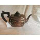 19th. C. silver plated teapot