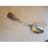 Irish silver serving spoon Hallmarked in Dublin 1810 Saml. Neville Wt: 66grs .