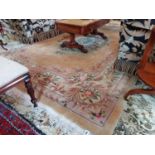 Decorative carpet square {375 cm L x 275 cm W}.