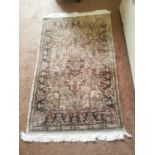 Good quality Persian carpet square {150 cm L x 90 cm W}.