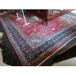 Good quality Persian carpet square {326 cm L x 246 cm W}.
