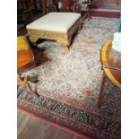 Good quality decorative carpet square {396 cm L x 301 cm W}.
