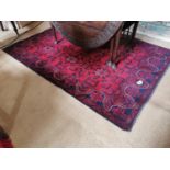 Good quality decorative Persian carpet square {190 cm L x 131 cm W}.
