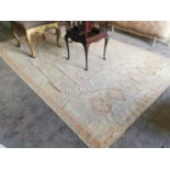 Kilim hand woven carpet square { 298cm L X 204cm W }.