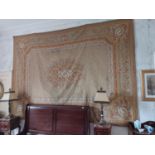 Good quality 19th C. Aubusson rug/tapestry {265 cm H x 360 cm W}.