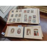 Early 20th C. collection of cigarette cards and photo album.