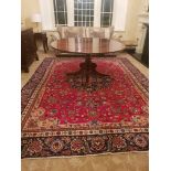 Decorative Persian carpet Square