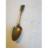 19th C. English silver tablespoon Marks rubbed Wt: 78grs