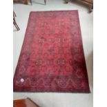 Good quality Persian carpet square {200 cm L x 126 cm W}.