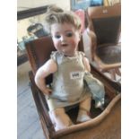 Early bisque doll Samoil & Halbic - 126 – 56 { 57cm H }.