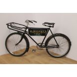 Early 20th. C. shop delivery bicycle - M. Sinnott Tea Wine Spirit & Provision Maerchant Duncormick {