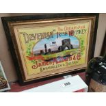 Devenish The Cream of Irish Whiskey James Mulhern and Sons Enniskillen and Belfast framed