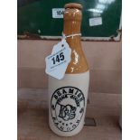 Beamish of Bandon stoneware Ginger beer bottle. {21 cm H x 7 cm Dia}