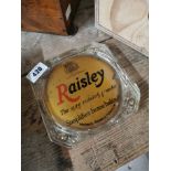 Raisley The Sure Raising Powder glass change tray. {3 cm H x 20 cm W x 20 cm D}.