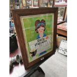 Daily Guinness Lunch Edition framed advertising print. {59 cm H x 49 cm W}.