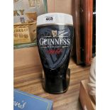 Guinness Draught counter display advertising light {30 cm H x 16 cm W x 20 cm D}.