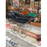 1950's Marmet Pram. {115 cm H x 117 cm W x 60 cm D}.