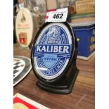 1980's Kaliber Lager Counter Light. {15 cm H x 10 cm W x 10 cm D}.