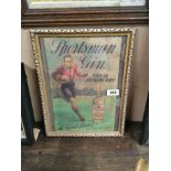 Sportsman Gin A Great Spirit framed advertising print {46 cm H x 35 cm W}