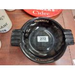 Guinness glass ashtray. {24 cm H x 18 cm W}.