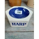 Harp Ashtray by Wade.