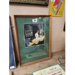 Carr's Club Cheese Biscuits framed showcard. { 51 cm H x 37 cm W}.
