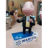 Martell Brandy plastic advertising figure { 20cm H X 13cm W }.