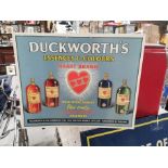 Duckworth's Essences and Colours showcard {36 cm H x 45 cm W}