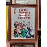 See The Guinness Animals in Dublin Zoo framed advertising print. {78 cm H x 60 cm W}