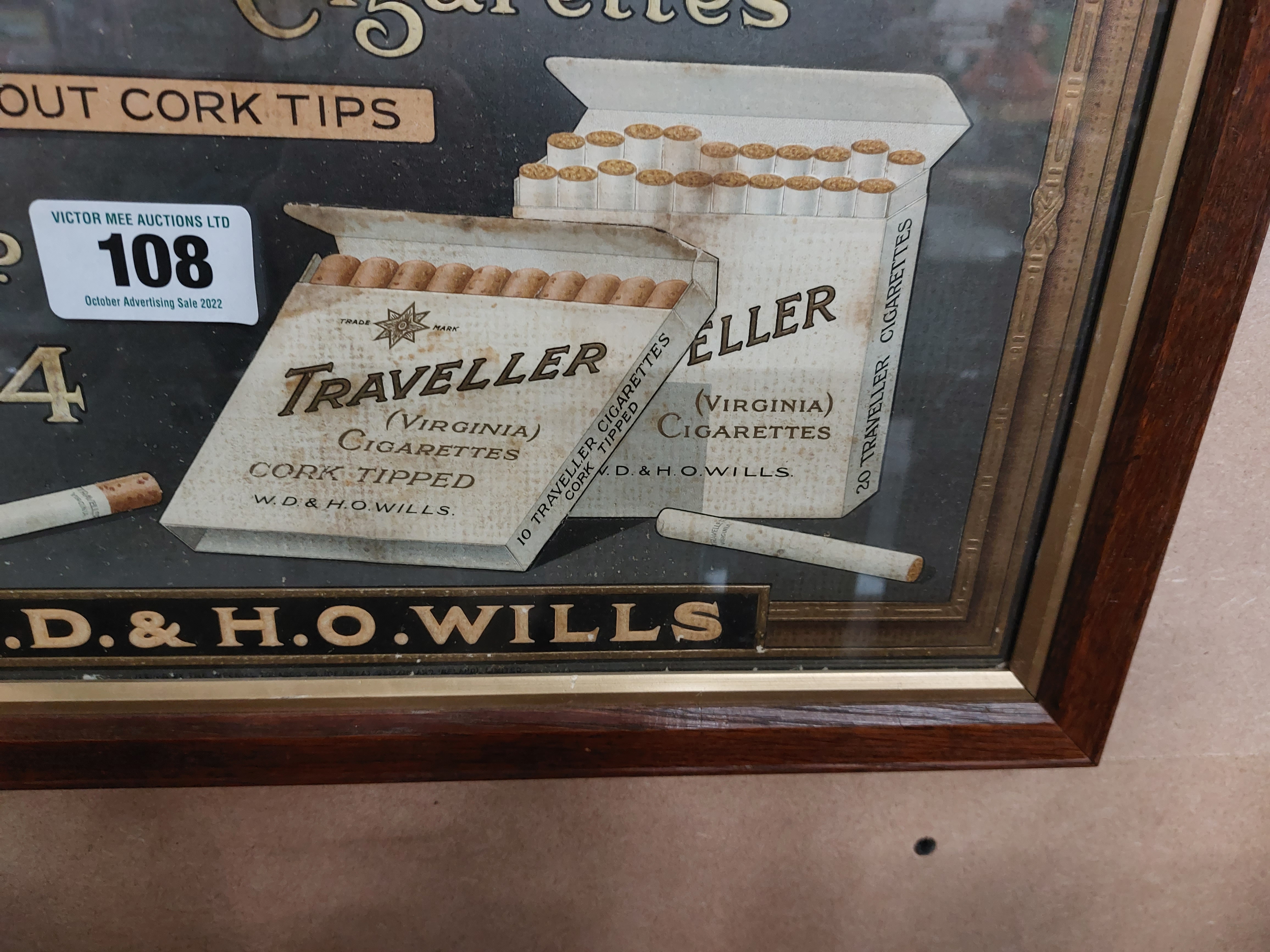 Travellers Virginia Tobacco framed print. {31 cm H x 44 cm W}. - Bild 5 aus 5