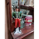 Irish Mist - Irish Legendary Liqueur Brigadier ceramic advertising figure {49 cm H}.