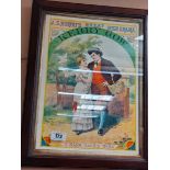 J S Murphy Great Irish Drama Kerry Cow O' Hara and His Nora framed advertising print. { 54 cm H x 43