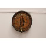 Cowan's advertisement in the form of a ¼ barrel top { 64cm Dia }