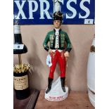 Irish Mist Liqueur advertising grenadier figure in the form of a bottle. {37 cm h x 15 cm W}