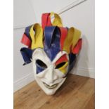 Paper Maiche Gay Pride carnival mask Made by Cork Community Art Link 2008 Gay Pride { 102cm H X 77cm