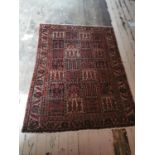 Decorative carpet sqaure {202 cm L x 149 cm W}.