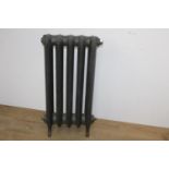 19th. C. cast iron radiator { 81cm H X 41cm W }.