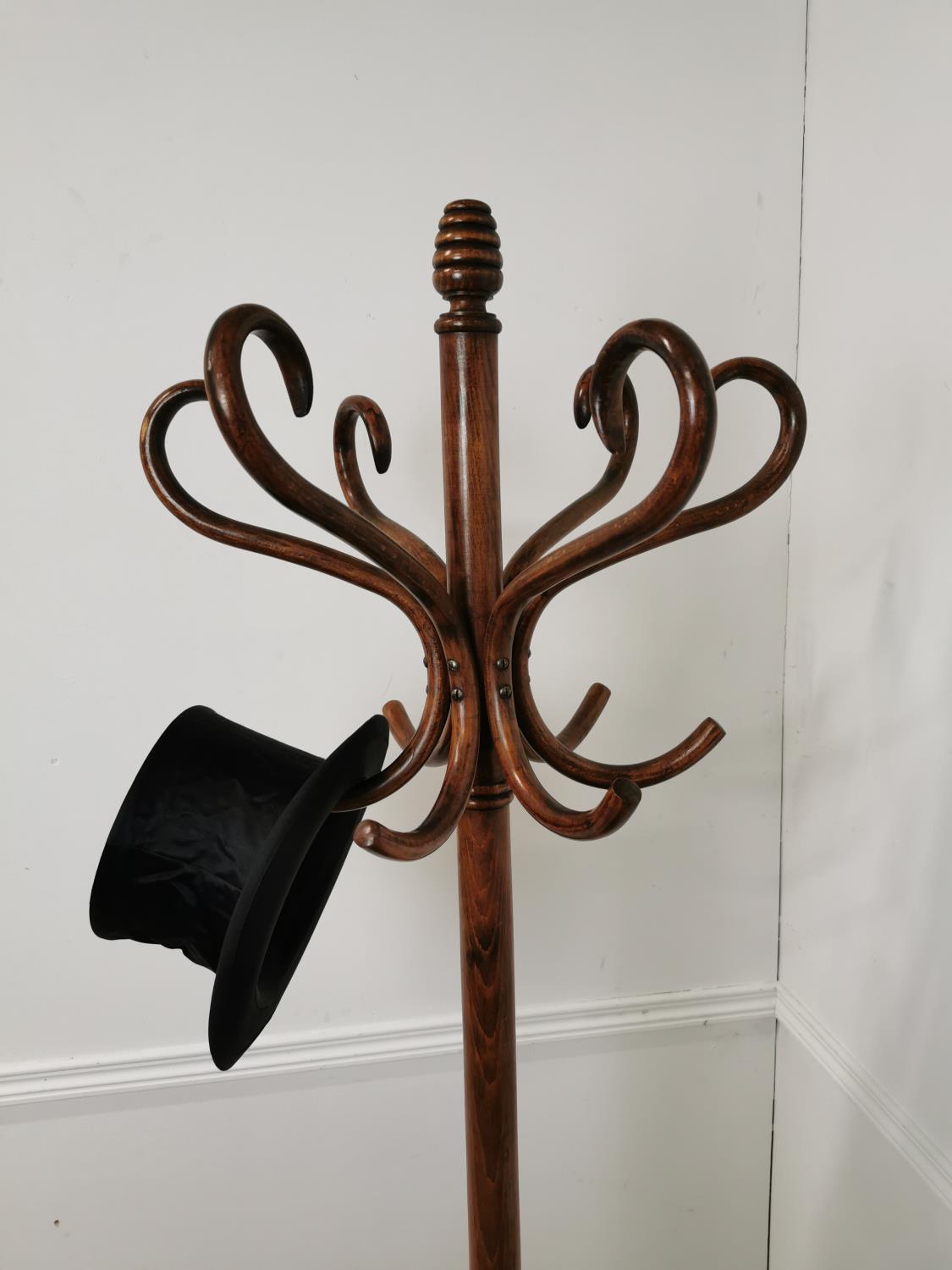 Good quality Bentwood hat and coat stand {190cm H x 50cm Dia.] - Image 3 of 3