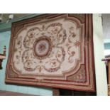 Good quality 19th. C. Aubusson taspestry/rug { 290cm H X 370cm W }.