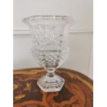 Galway Crystal Vase {26cm H x 18cm D}