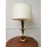 Decorative designer table lamp with shade { 75cm H X 48cm Dia }.