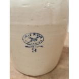 Early 20th. C. Love Fields Potteries stoneware jar {34cm H X 28cm Dia }.