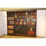 Collection of two hundred and ninety five leather bound books