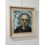 Diarmuid Boyd - Oil on Board - Sean O'Casey 1999 {50 cm H x 42 cm W}