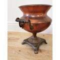 19th C. copper samovar. {33 cm H x 36 cm W x 28 cm D}. - Bild 3 aus 3