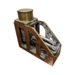 19th. C. brass Clinometer Inspectors - MK II Admiralty Pattern No 39408 E. R. Watts & Sons Ltd