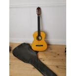 Spanish Palma acoustic guitar with case.